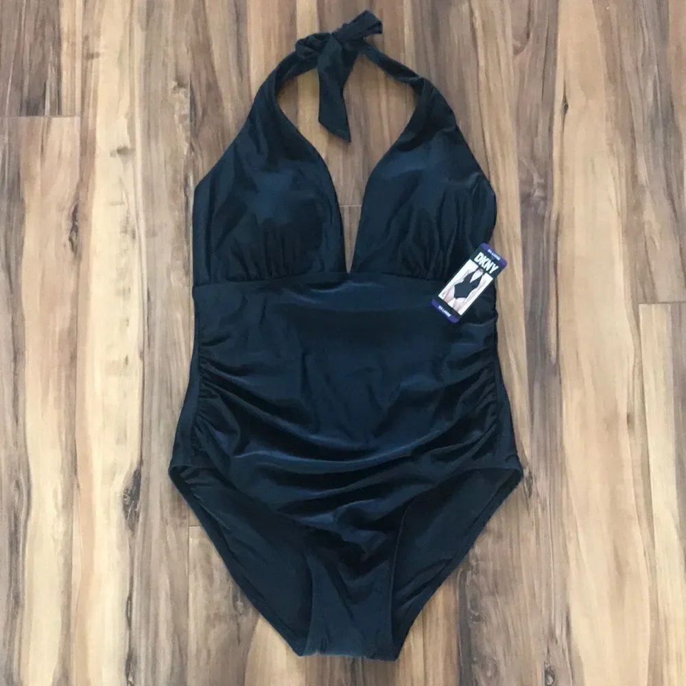 NEW DKNY Black Swimsuit  - Picture 3 of 7